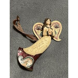 Perfectly Paisley Angel Jesus Is The Reason 5"  Pavilion Gift Co. Ornament